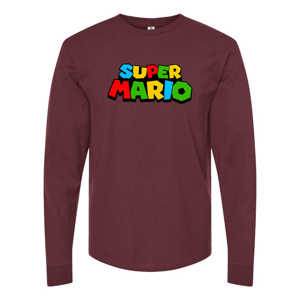 Mousse White Mario Characters Print Full Sleeve T-Shirt