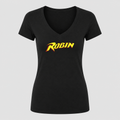 Women's Robin V Neck T-Shirt in black