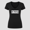 Women's One Direction V Neck T-Shirt in black