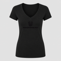Women's Radiohead V Neck T-Shirt in black