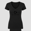 Women's Shakira V Neck T-Shirt in black