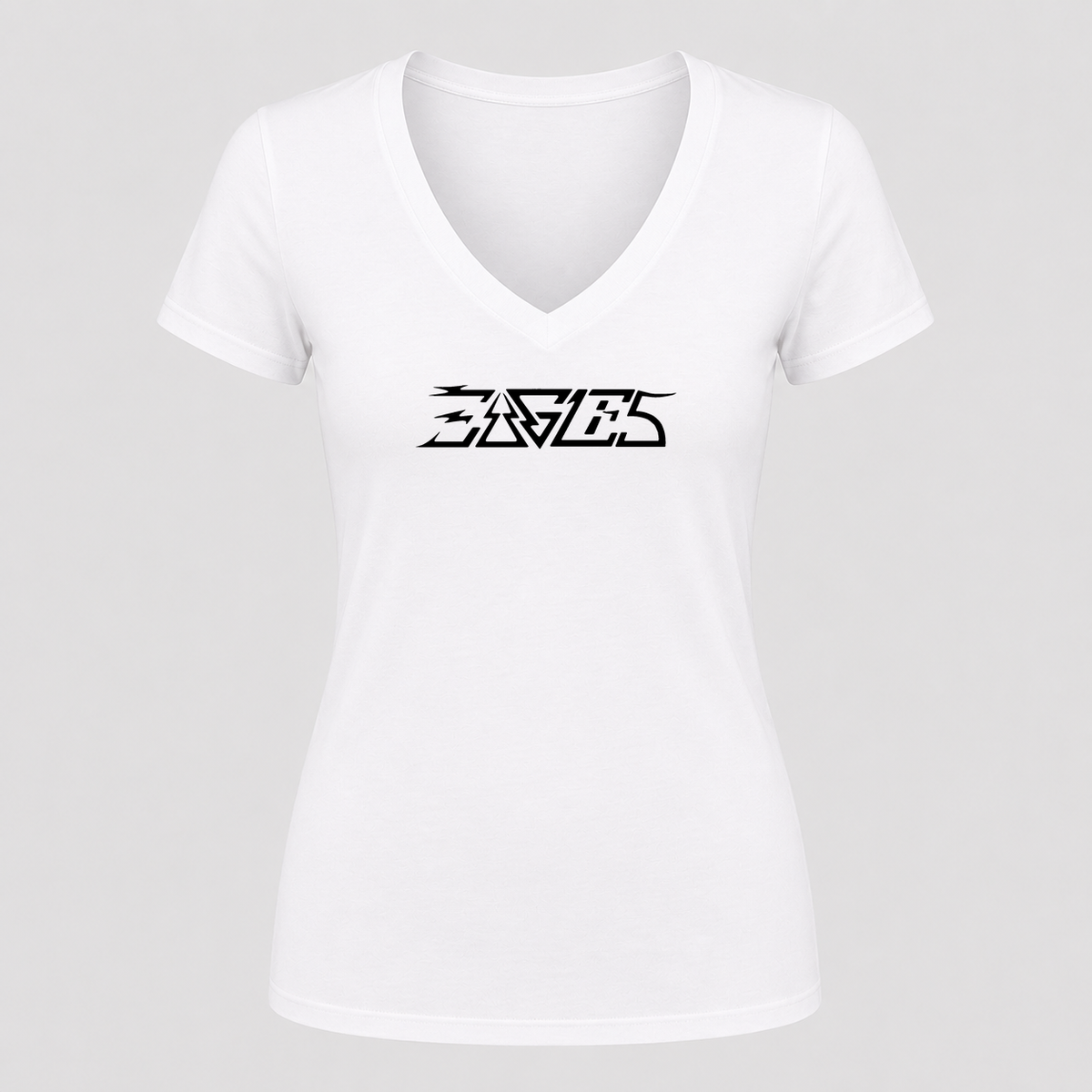 Women's The Eagles V Neck T-Shirt in white