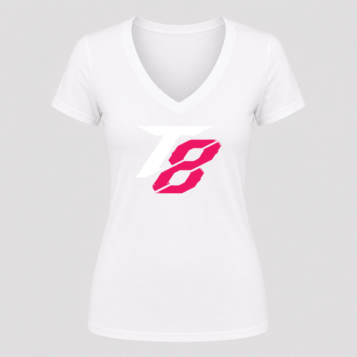 Women's Tekken 8 White V Neck T-Shirt in white