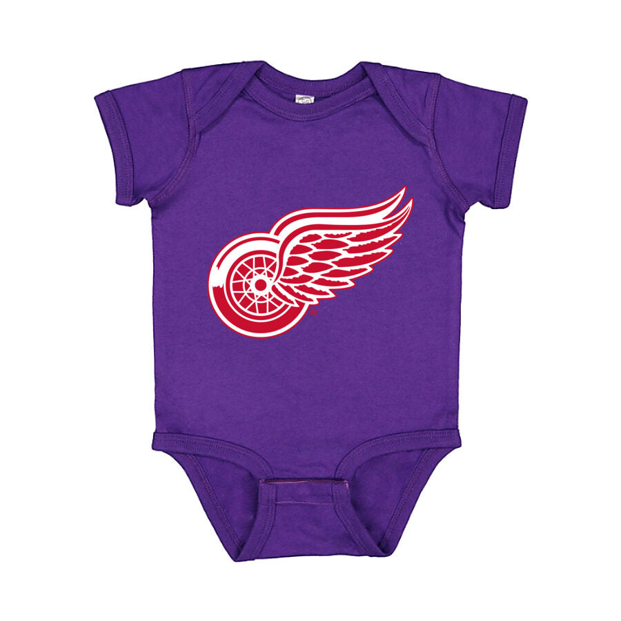 Detroit Red Wings Baby Romper Onesie - Purple