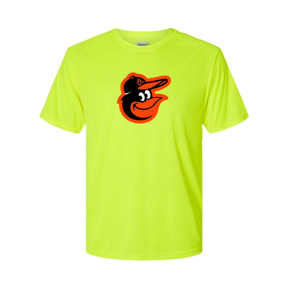 Baltimore Orioles Polyester T-Shirt - Safety Green