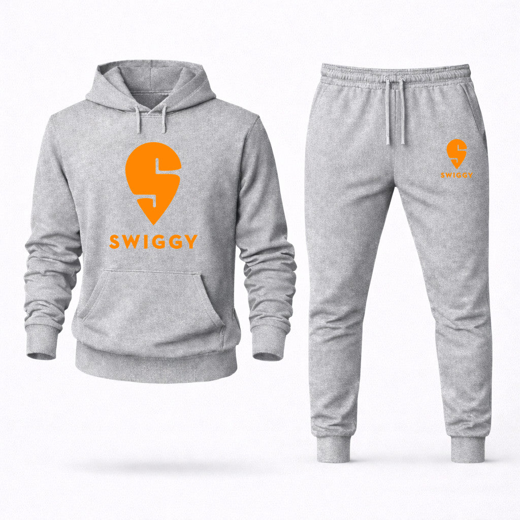 Swiggy Hoodie and Joggers Set - Grey