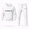 Chase Black Hoodie and Joggers Set - White