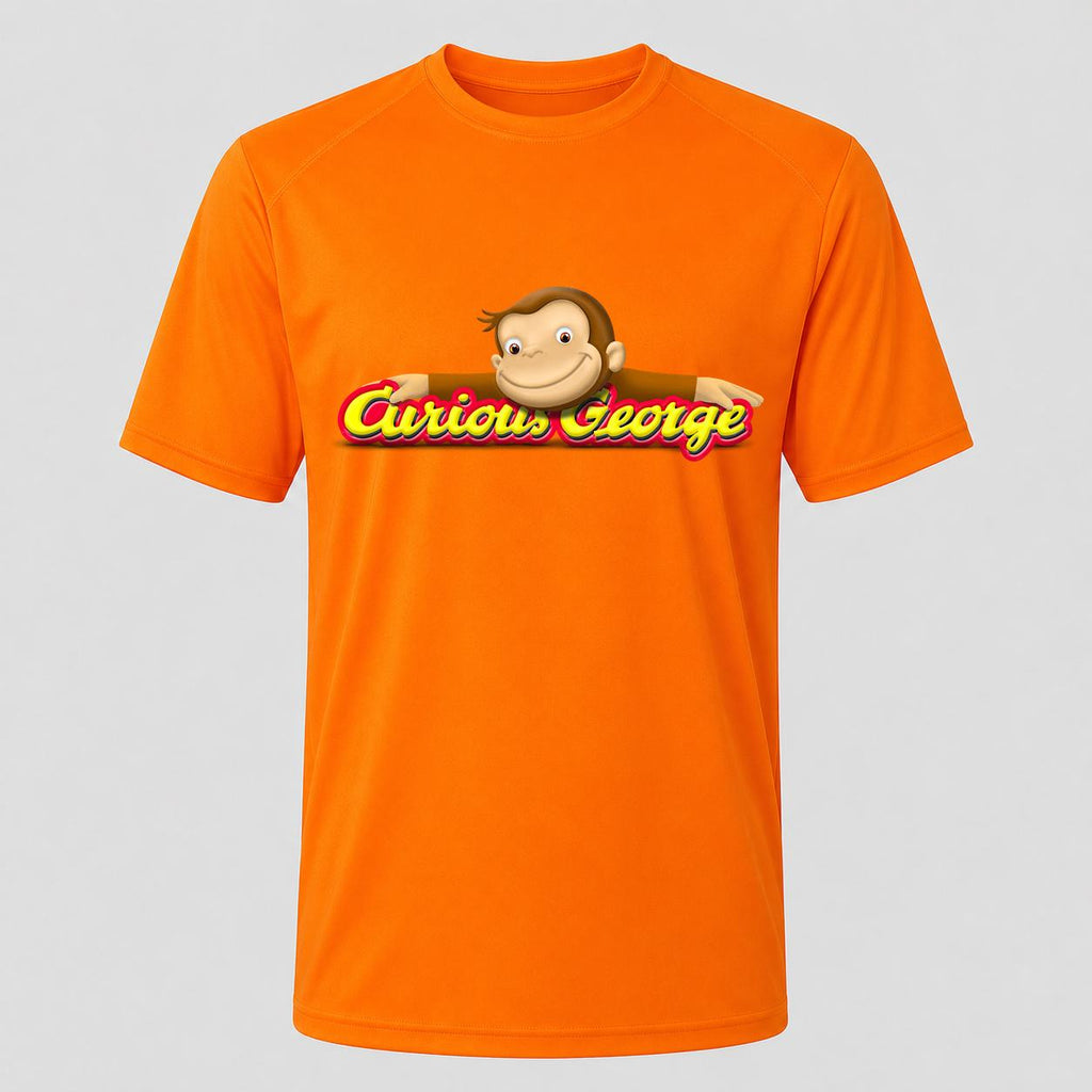 Men's Curious George Performance T-Shirt - Orange