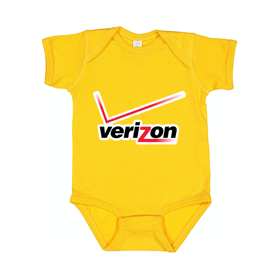 Verizon Wireless Baby Romper Onesie - Yellow