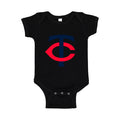 Minnesota Twins Baby Romper Onesie - Black