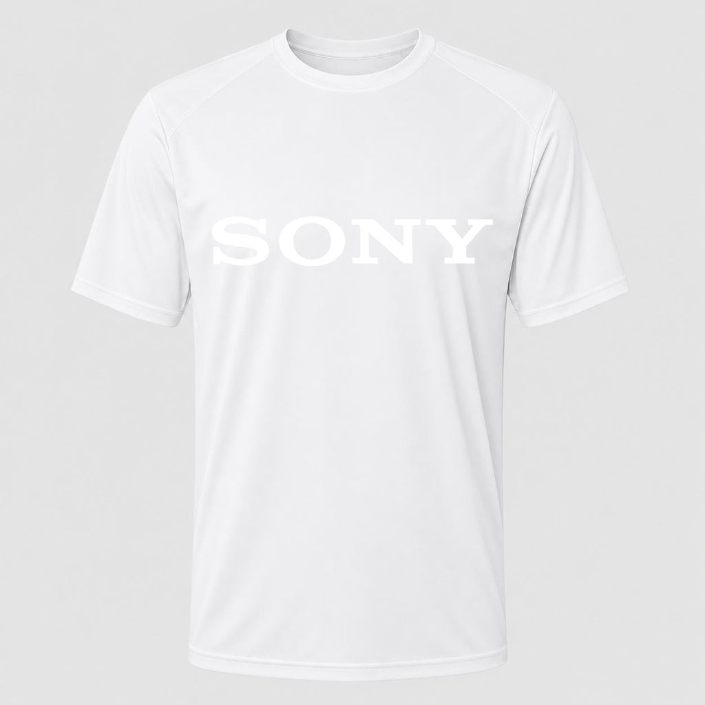 Men's Sony White Performance T-Shirt - White