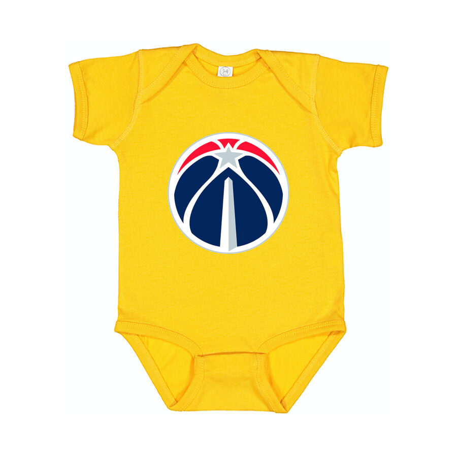 Washington Wizards Baby Romper Onesie - Yellow
