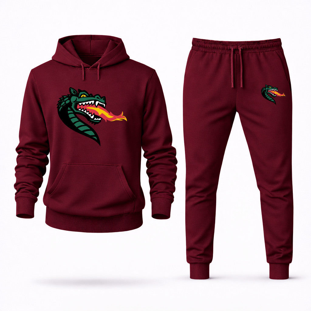 UAB Blazers Hoodie and Joggers Set - Burgundy