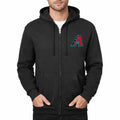 Men's Arizona Diamondbacks Zipper Hoodie - Black
