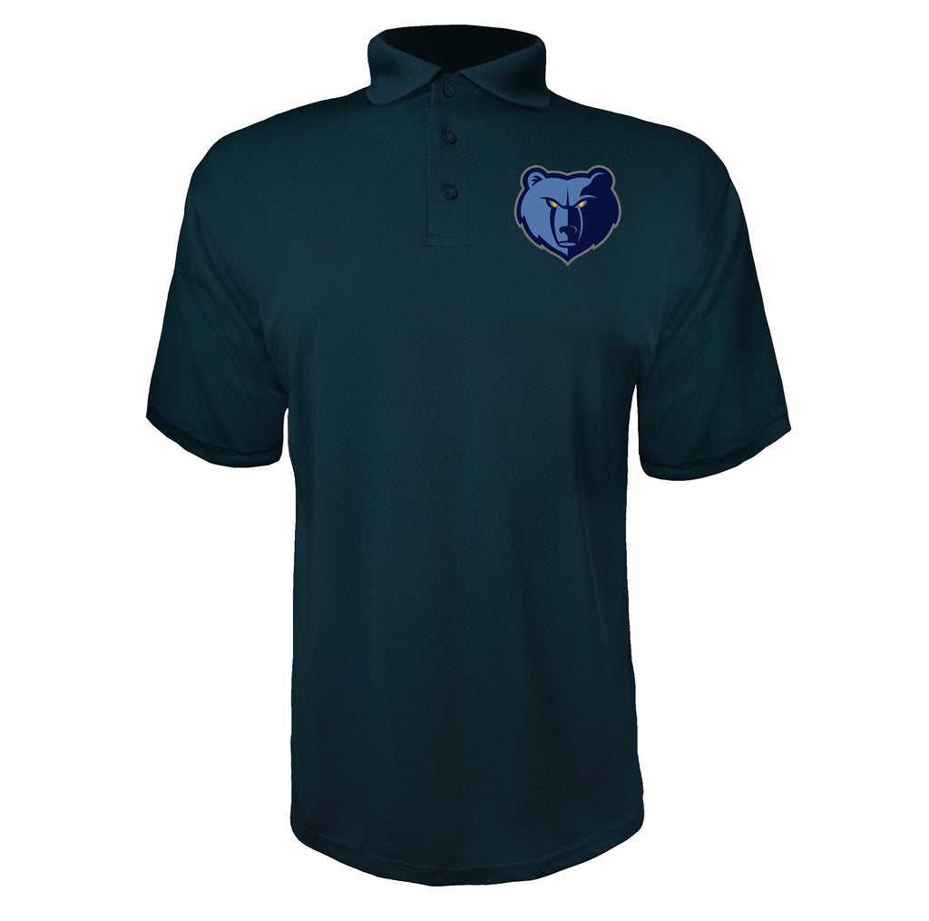 Memphis Grizzlies Navy polyester polo