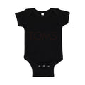 TOMS Baby Romper Onesie - Black