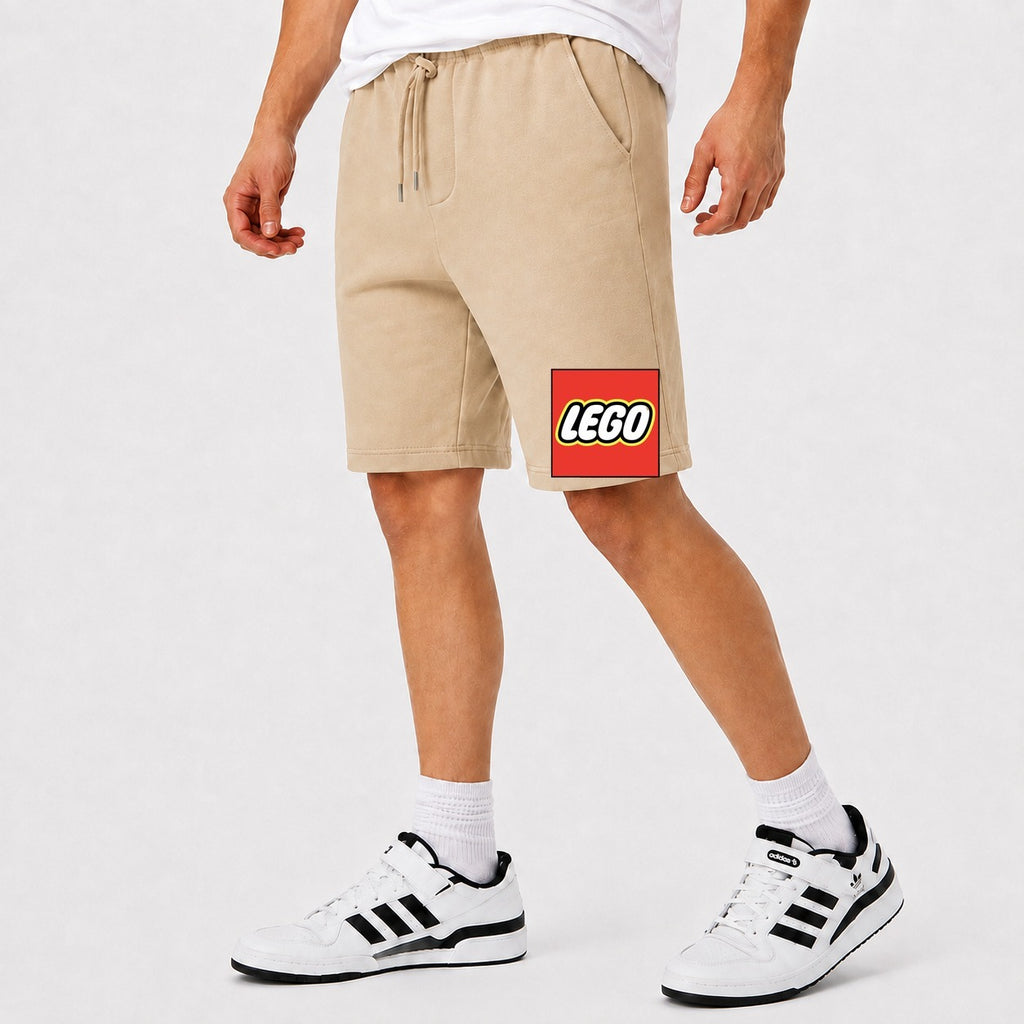 Men's LEGO Cotton Shorts - Beige