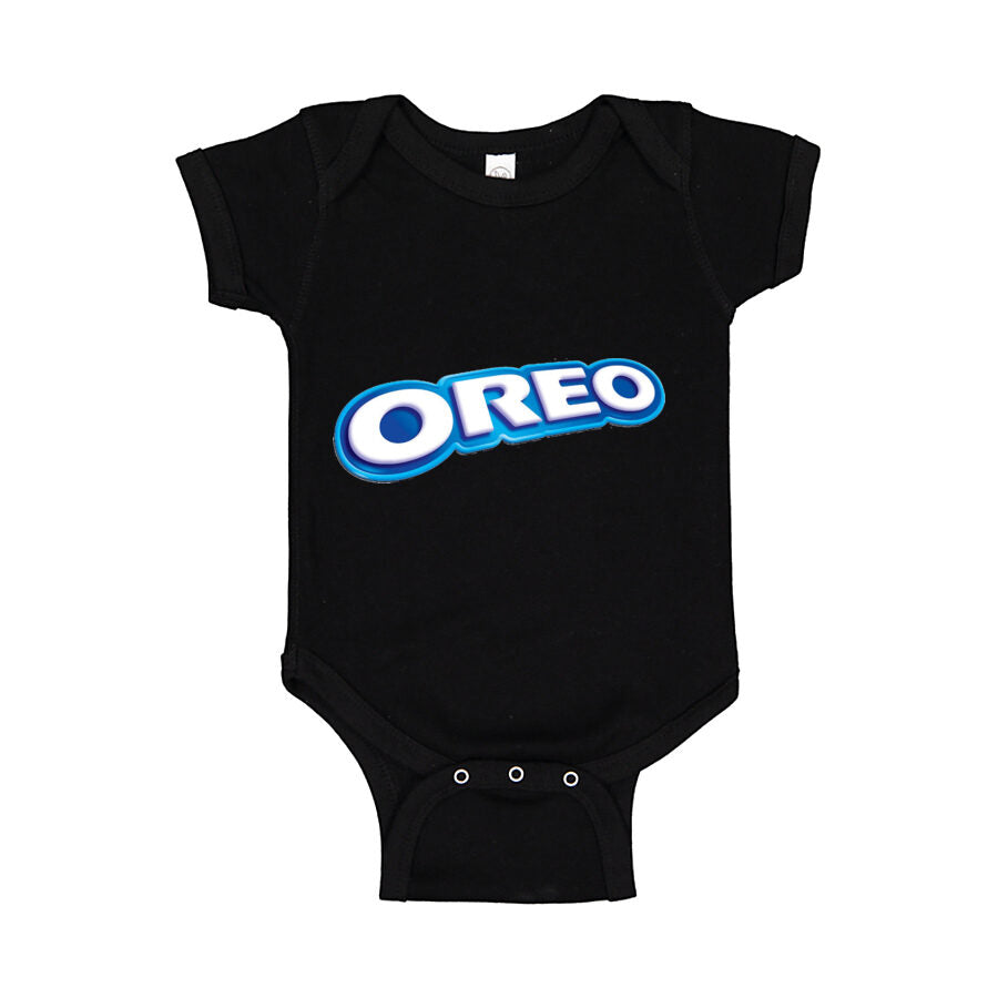 Oreo Baby Romper Onesie - Black