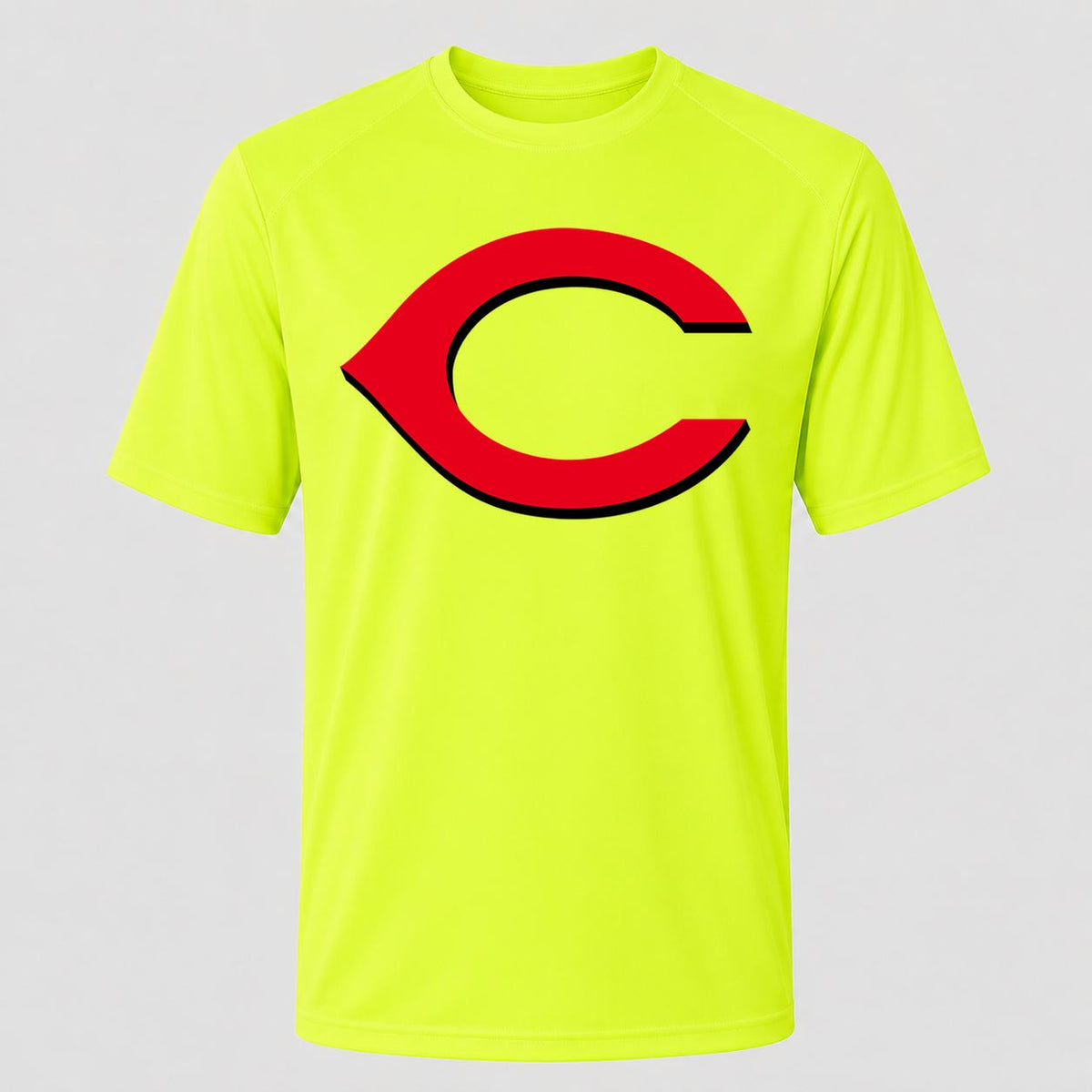 Men's Cincinnati Reds Performance T-Shirt - Safety Green