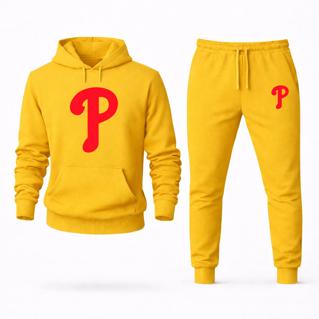 Philadelphia Phillies Hoodie and Joggers Set - Yellow