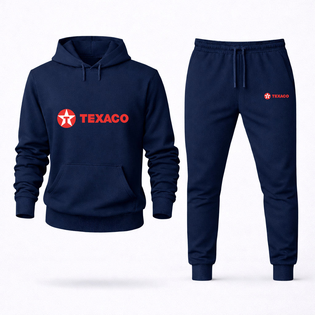 Texaco Hoodie and Joggers Set - Navy