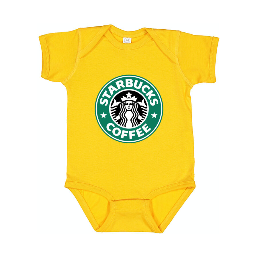 Starbucks Baby Romper Onesie - Yellow
