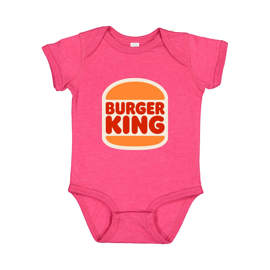Burger King Baby Romper Onesie - Pink