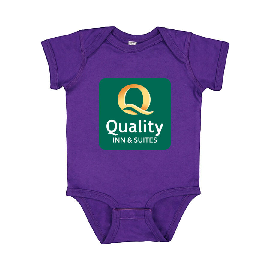 Quality Inn & Suites Baby Romper Onesie - Purple