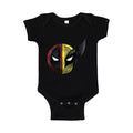 Deadpool & Wolverine Baby Romper Onesie - Black