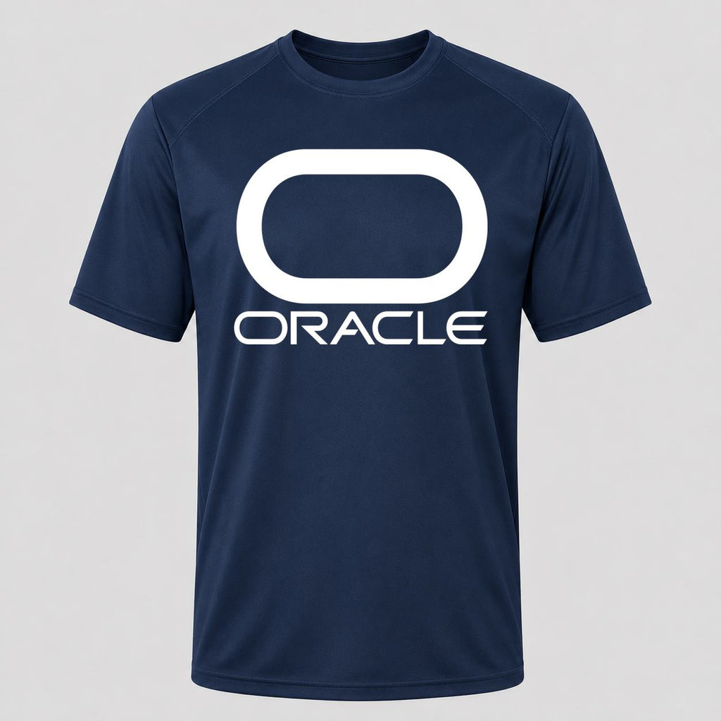 Men's Oracle White Performance T-Shirt - Navy