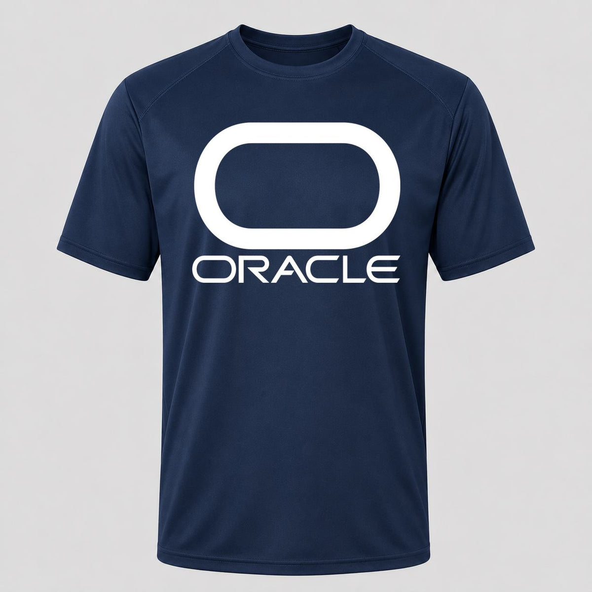 Men's Oracle White Performance T-Shirt - Navy