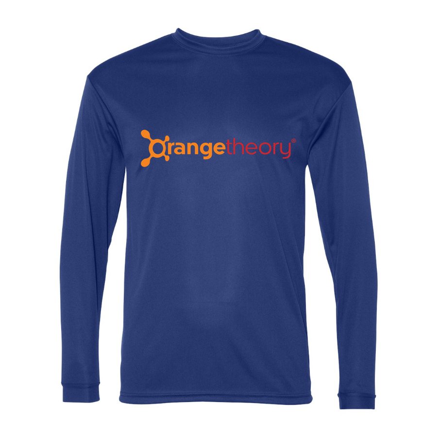 Men's Orangetheory Fitness Polyester Long Sleeve T-Shirt - Royal Blue