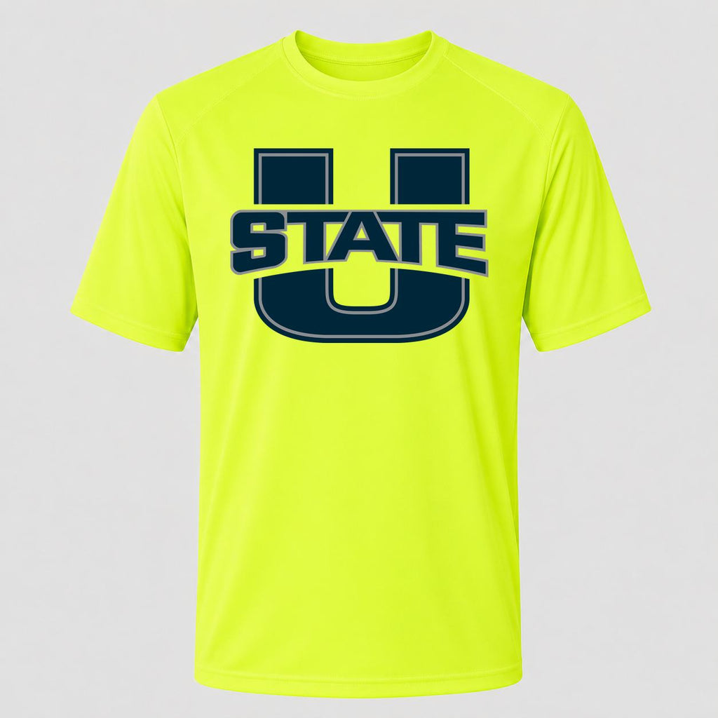 Men's Utah State Aggies Performance T-Shirt - Safety Green