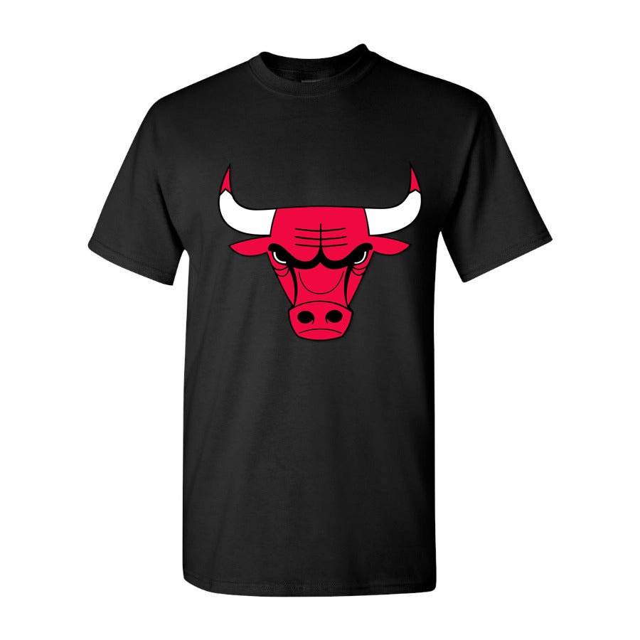 Men's Chicago Bulls Cotton T-Shirt - Black