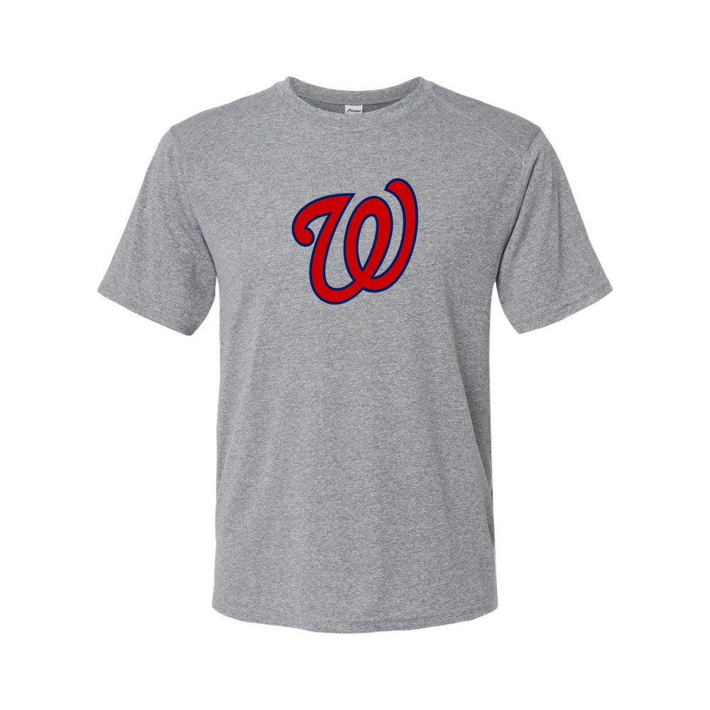 Washington Nationals Polyester T-Shirt - Gray