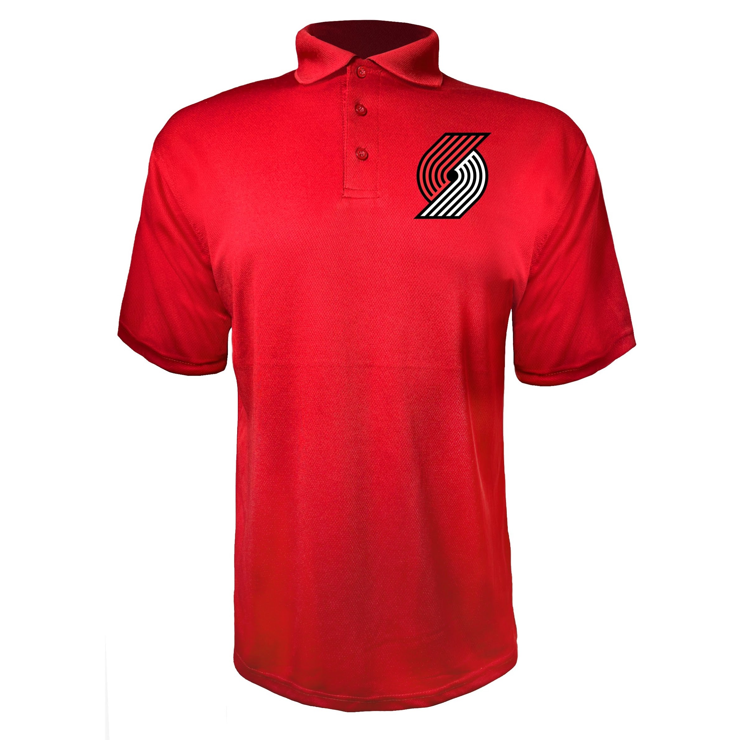 Portland Trail Blazers Red polyester polo