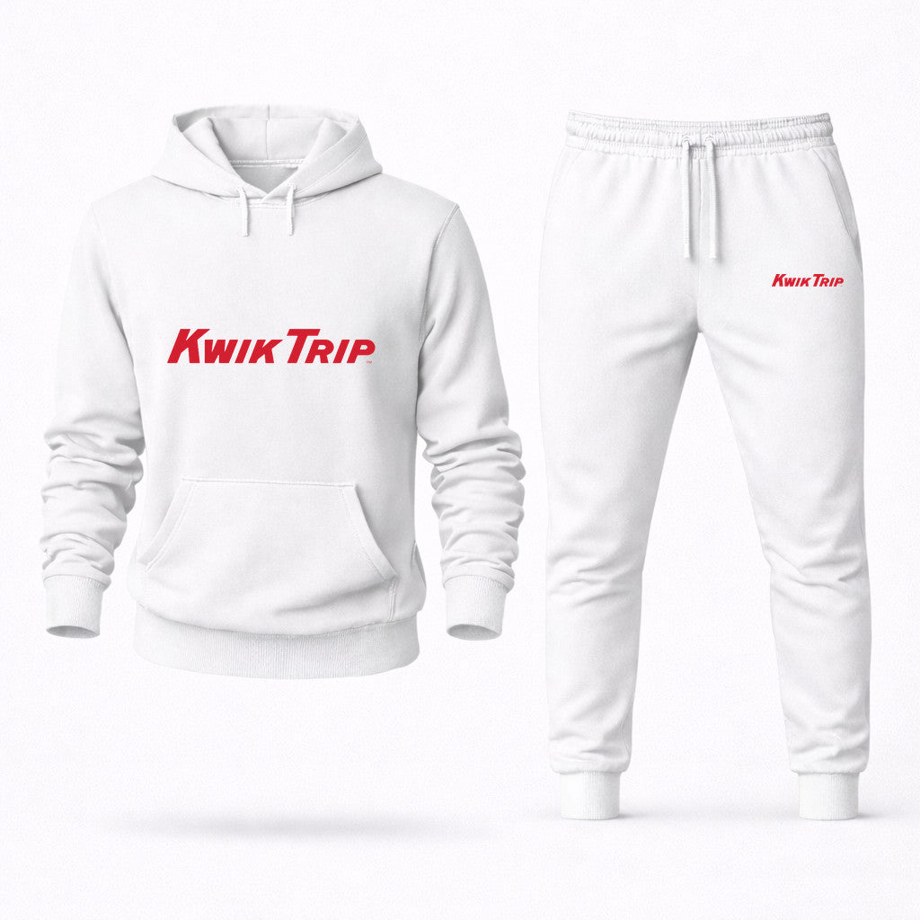 Kwik Trip Hoodie and Joggers Set - White