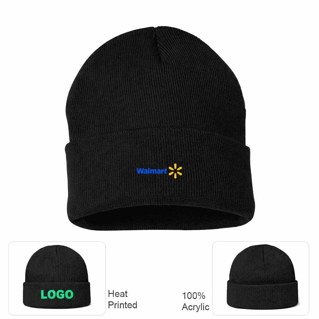 Walmart Beanie Hat - Black