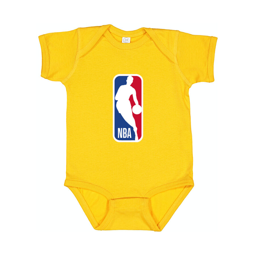 NBA Logo Baby Romper Onesie - Yellow