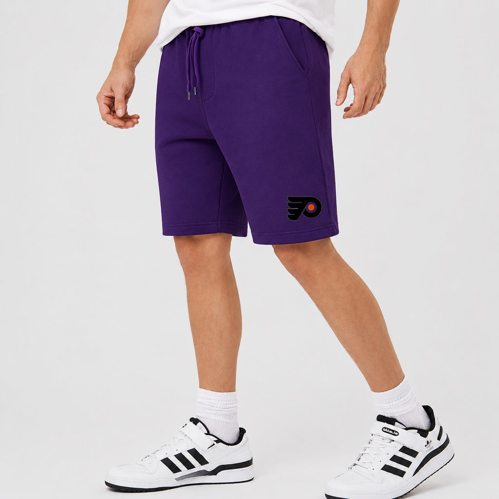 Men's Philadelphia Flyers Cotton Shorts - Purple
