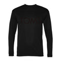 Men's Toms Polyester Long Sleeve T-Shirt - Black