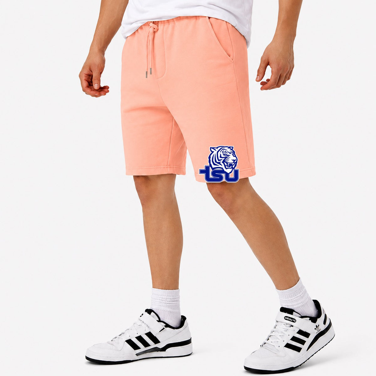 Men's Tennessee State Tigers Logo Cotton Shorts - Peach