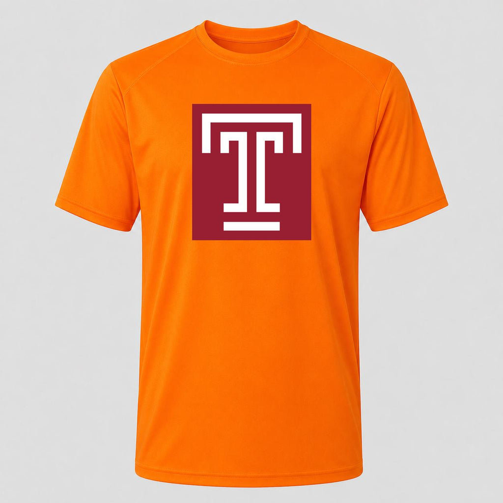 Men's Temple Owls Performance T-Shirt - Orange