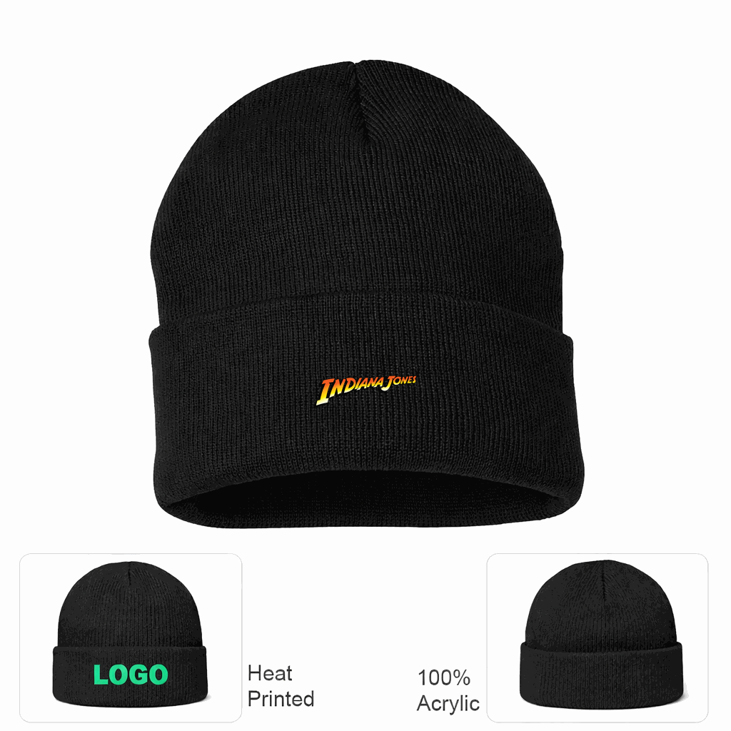 Indiana Jones Beanie Hat - Black
