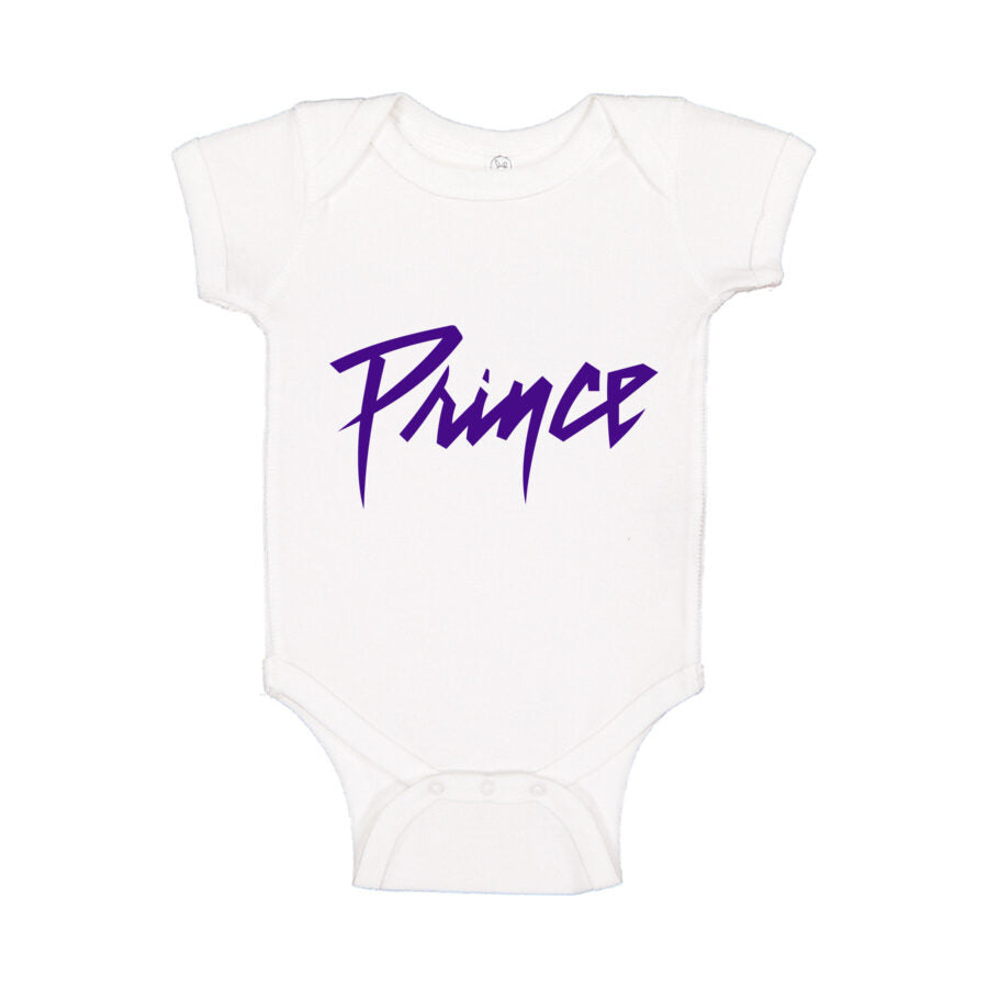 Prince Baby Romper Onesie - White