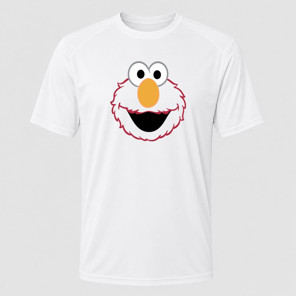 Men's Elmo Face Performance T-Shirt - White