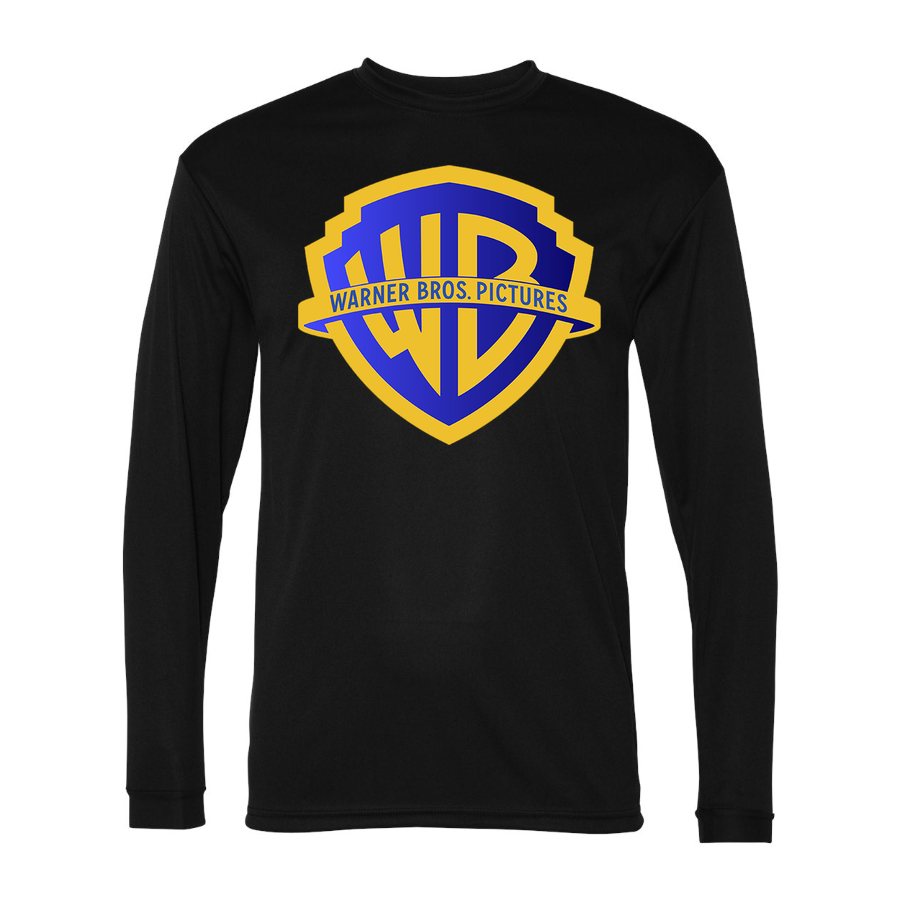 Men's Warner Bros Polyester Long Sleeve T-Shirt - Black