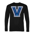 Men's Villanova Wildcats Polyester Long Sleeve T-Shirt - Black