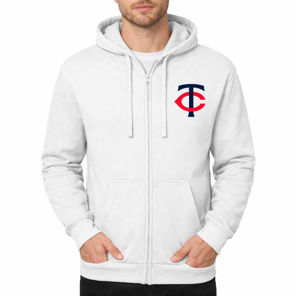 Men's Minnesota Twins Zipper Hoodie - White