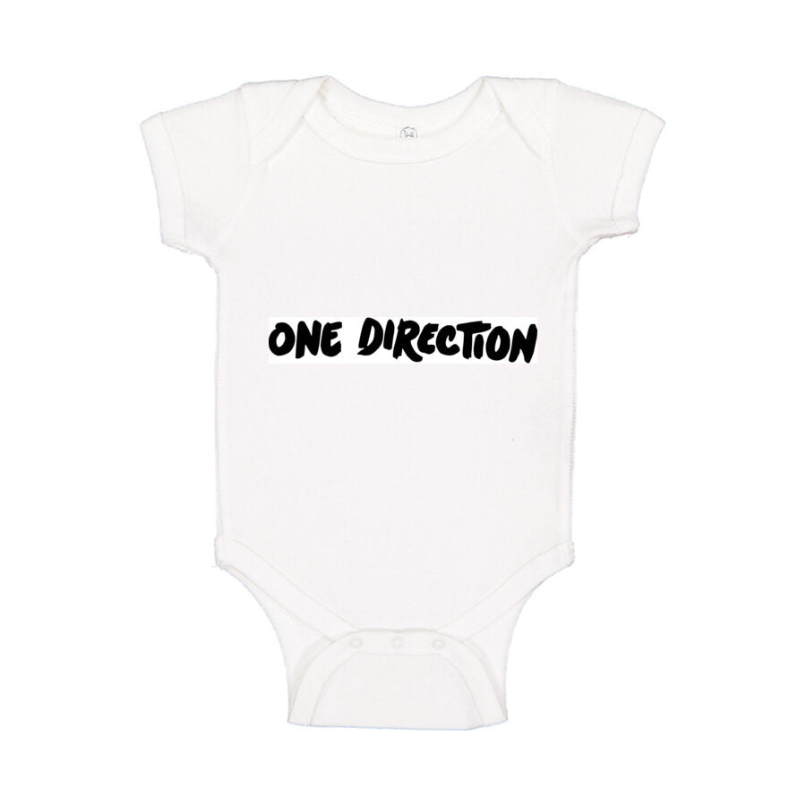 One Direction Baby Romper Onesie - White